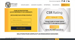 Desktop Screenshot of groupeleader.com